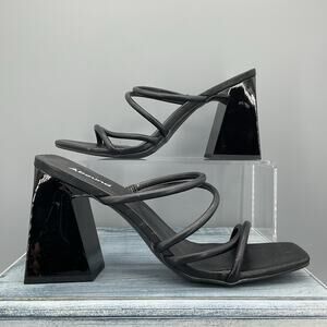 NEW Abound Women’s Austyn Strappy Sandals Black Size 9.5M